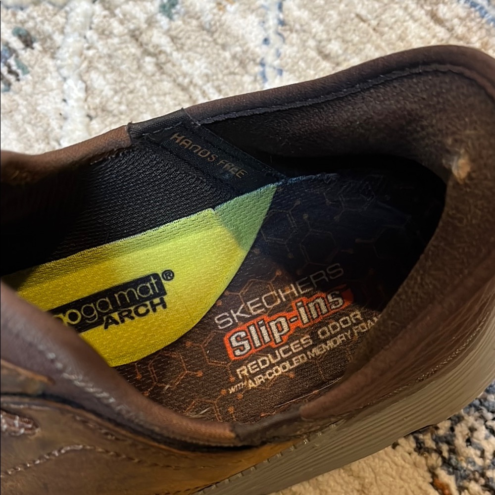 Skechers Brown Loafers with Comfort Technology